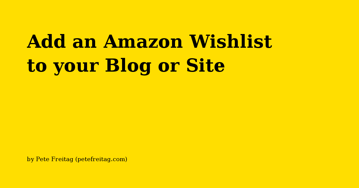 how to add to amazon wishlist from other sites