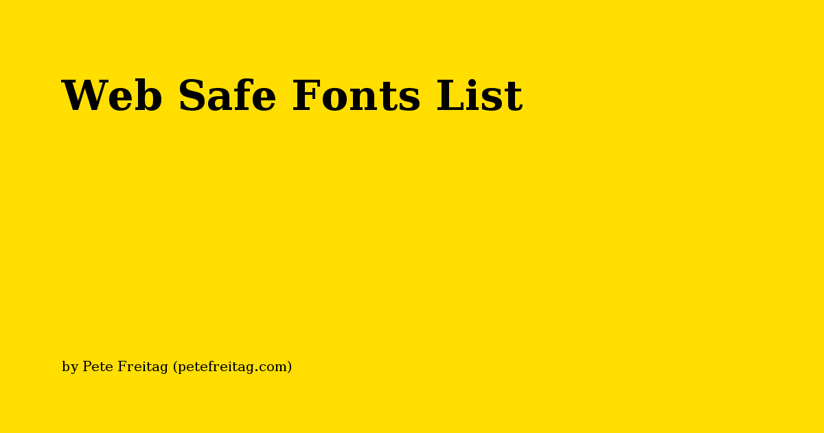 web-safe-fonts-list